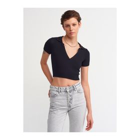 Dilvin 3775 Siyah Polo Yaka T-shirt