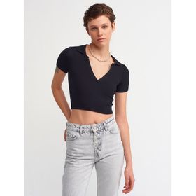 Dilvin 3775 Siyah Polo Yaka T-shirt