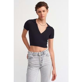 Dilvin 3775 Siyah Polo Yaka T-shirt