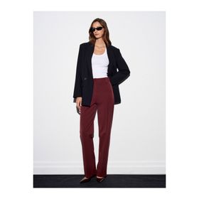 Dilvin 4888 Bordo Uzun Kadın Pantolon