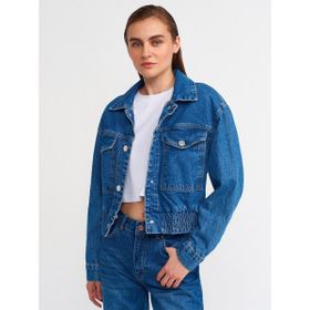 Dilvin 65306 Altı Lastikli Kot Mavi Mont