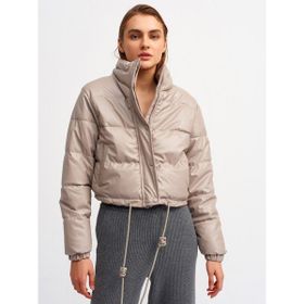 Dilvin 6878 Vizon Kadın Şişme Mont