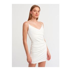 Dilvin 90374 Askılı Mini Elbise