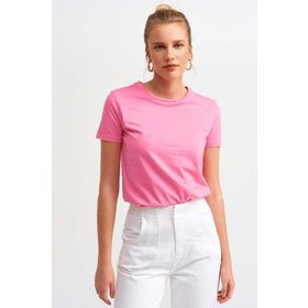 Dilvin Bisiklet Yaka Basic Tshirt