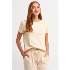 Dilvin Bisiklet Yaka Basic Tshirt