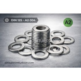 DIN 125 A2 M14 Paslanmaz Pul