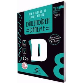 Din Kültürü ve Ahlak Bilgisi Dinlendiren Deneme-Eker Test Yayınları