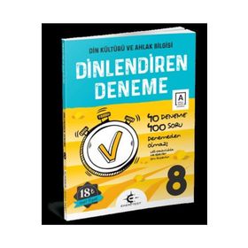Din Kültürü ve Ahlak Bilgisi Dinlendiren Deneme-Eker Test Yayınları