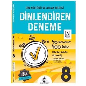 Din Kültürü ve Ahlak Bilgisi Dinlendiren Deneme-Eker Test Yayınları