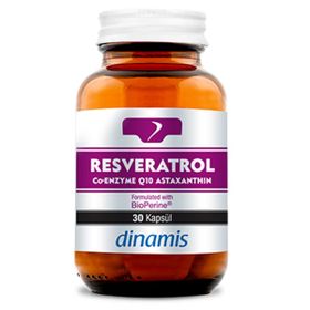 Dinamis Resveratrol Coenzyme Q10 Astaxanthin 30 Kapsül
