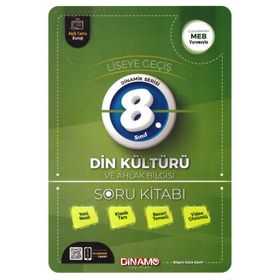 Dinamo Yayınları 8. Sınıf Din Kültürü ve Ahlak Bilgisi Soru Kitabı Video Çözümlü
