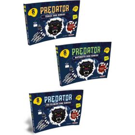 Dinamo Yayınları - 8. Sınıf Predator Matematik Türkçe Fen Bilimleri Soru Bankası