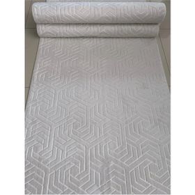 Dinarsu Armoni Kaymaz Taban Kesme Açık Krem 100x175 cm Yolluk