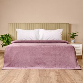 Dinarsu Sherpa Mürdüm 180x220 cm Çift Kişilik Battaniye