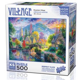 Dino Village in The Mountains Puzzle