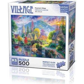 Dino Village in The Mountains Puzzle