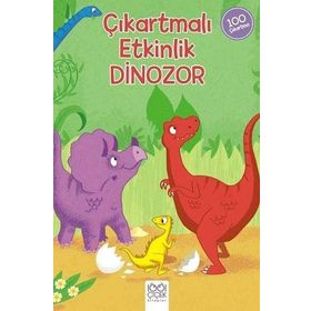 Dinozor-Çıkartmalı Etkinlik Kitabı