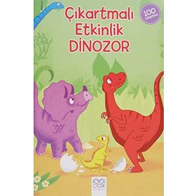 Dinozor-Çıkartmalı Etkinlik Kitabı
