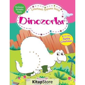 Dinozorlar - Çıkartmalı Boyama Serisi