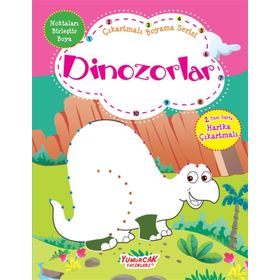 Dinozorlar - Çıkartmalı Boyama Serisi