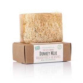 Dionesse 100 El Yapımı Kabak Lifli Ballı 130 gr Eşek Sütü Sabunu