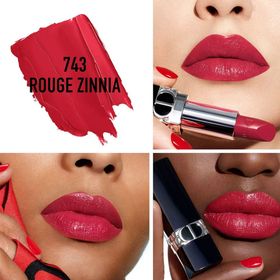 Dior Rouge Satin 743 Rouge Zinnia Ruj