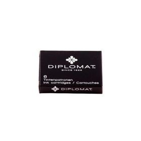 Diplomat 10701023 6'lı Siyah Yedek Kartuş
