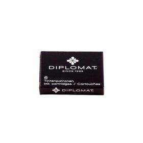 Diplomat 10701023 6'lı Siyah Yedek Kartuş