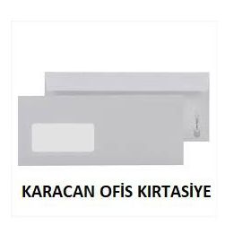 Diplomat 110 gr 10.5x24 100'lü Pencereli Zarf