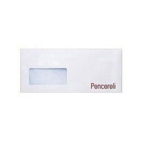 Diplomat 110 gr 10.5x24 100'lü Pencereli Zarf