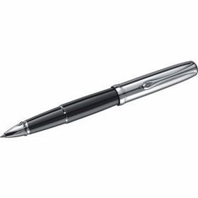 Diplomat D20000078 Excellence B Siyah Krom Roller Kalem