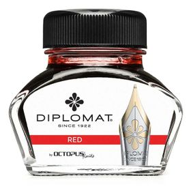 Diplomat D41001005 30 ml Kırmızı Şişe Mürekkep
