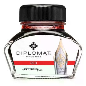 Diplomat D41001005 30 ml Kırmızı Şişe Mürekkep