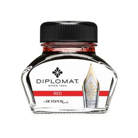 Diplomat D41001005 30 ml Kırmızı Şişe Mürekkep