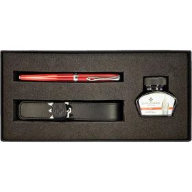 Diplomat Skyline Kırmızı D40216080 Dolma Kalem Kılıf Mürekkep Set