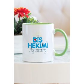 Diş Hekimi Asistanı Yeşil Kupa Bardak