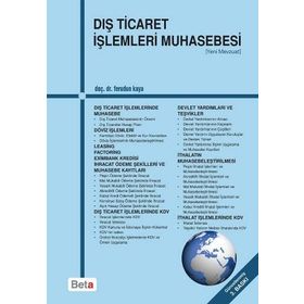 DIŞ TICARET İŞLEMLERİ MUHASEBESI - MUSTAFA SAVCI;SADETTIN GÜLTEKİN