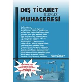 DIŞ TICARET İŞLEMLERİ MUHASEBESI - MUSTAFA SAVCI;SADETTIN GÜLTEKİN