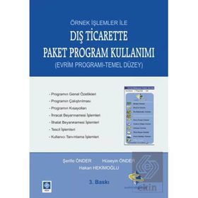 DIŞ TICARETTE PAKET PROGRAM KULLANIMI EVRIM PROGRAMI - TEMEL DÜZEY - HAKAN HEKIMOĞLU;HÜSEYIN ÖNDER;ŞERIFE ÖNDER