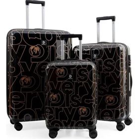 Discovery DL17HA Siyah 3'lü Valiz Seti