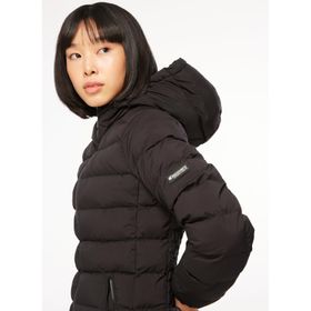 Discovery Expedition 5003039928 Siyah Kadın Kapüşonlu Basic Kapitone Mont