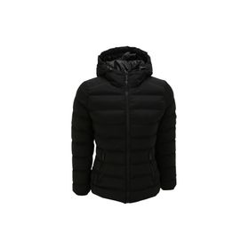 Discovery Expedition 5003039928 Siyah Kadın Kapüşonlu Basic Kapitone Mont