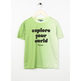 Discovery Expedition Come Boy Baskılı Neon Yeşil Erkek Çocuk T-Shirt