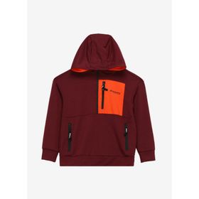 Discovery Expedition D3WB-SWT13 Mürdüm Kapüşonlu Oversize Erkek Çocuk Sweatshirt