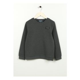 Discovery Expedition D3WB-SWT9 Düz Gri Melanj Erkek Çocuk Sweatshirt