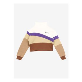 Discovery Expedition D3WG-SWT20 Çok Renkli Blok Desenli Kız Çocuk Sweatshirt