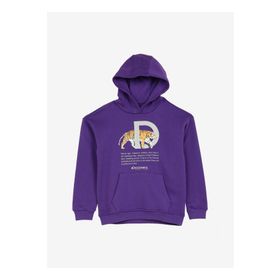 Discovery Expedition D3WG-SWT26 Mor Baskılı Kız Çocuk Sweatshirt
