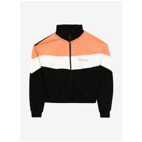 Discovery Expedition D3WG-SWT3 Siyah Dik Yaka Blok Kız Çocuk Sweatmont