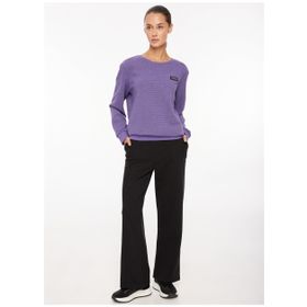 Discovery Expedition D3WL-SWT28 Lila Kadın Bisiklet Yaka Sweatshirt