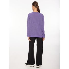 Discovery Expedition D3WL-SWT28 Lila Kadın Bisiklet Yaka Sweatshirt